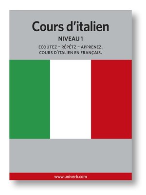 cover image of Cours d'italien